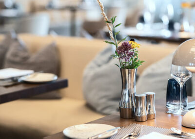 Stilvolles Ambiente im Restaurant